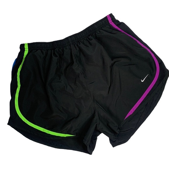 Color Trim Drifit Running Shorts Sz 